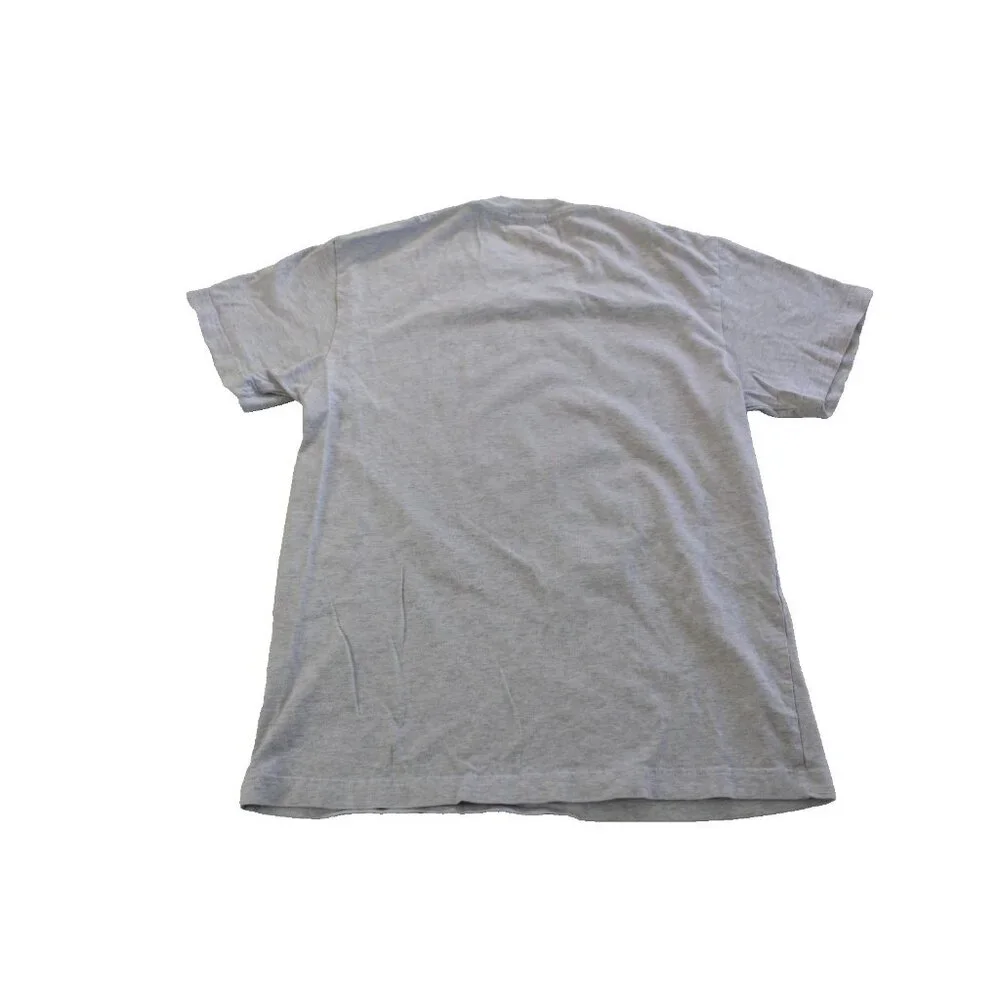 XLARGE Streetwear‎ Mens M Gray Graphic T-Shirt Paperboy Comic Print - SMALL HOLE